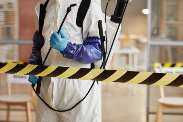 Professional Unattended Death Cleanup technician working in Bellevue, MI